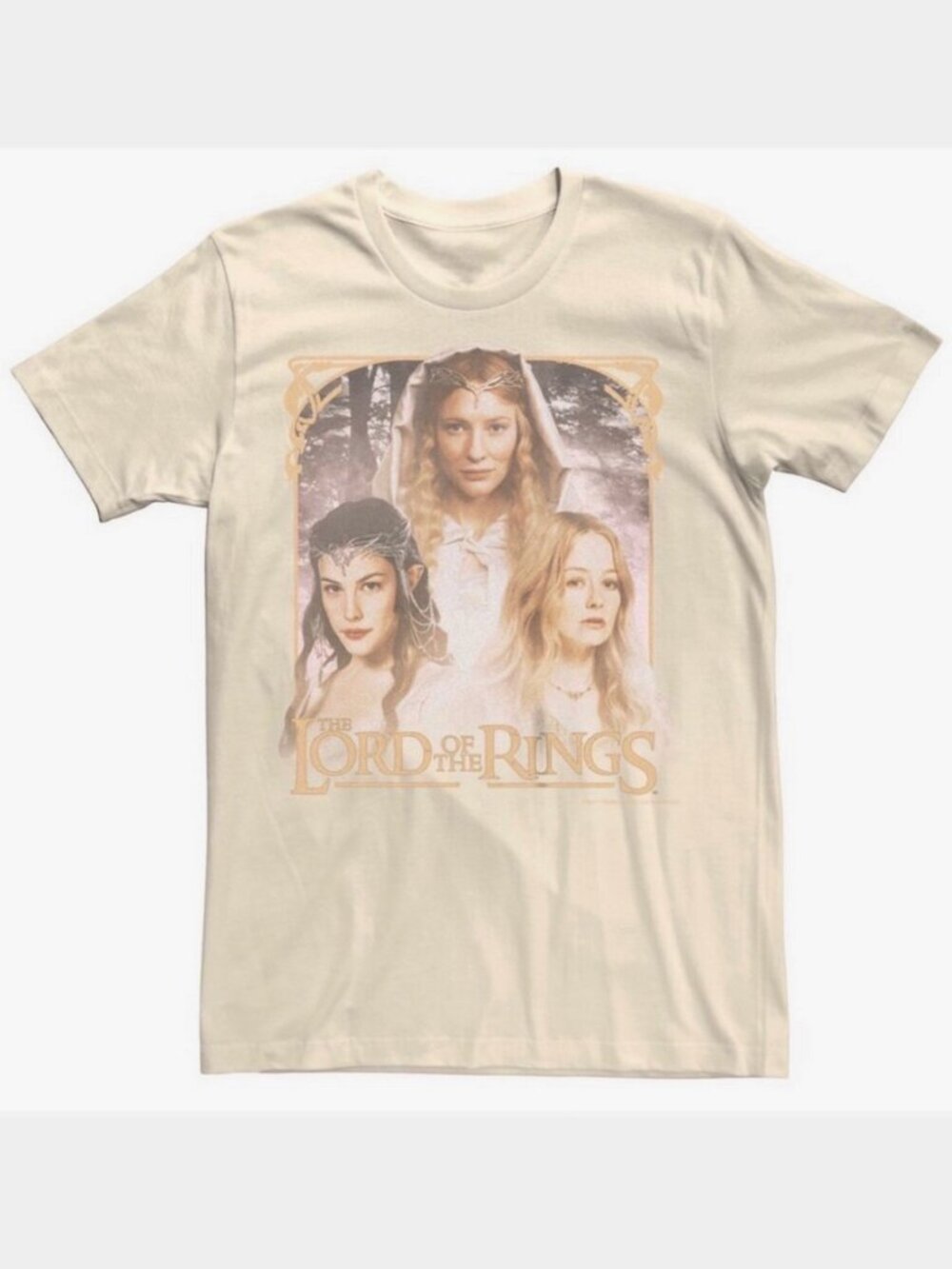 NEW! JUNIORS LORD OF THE RINGS EOWYN ARWEN GALADRIEL WOMENS TEE T-SHIRT SIZE XS